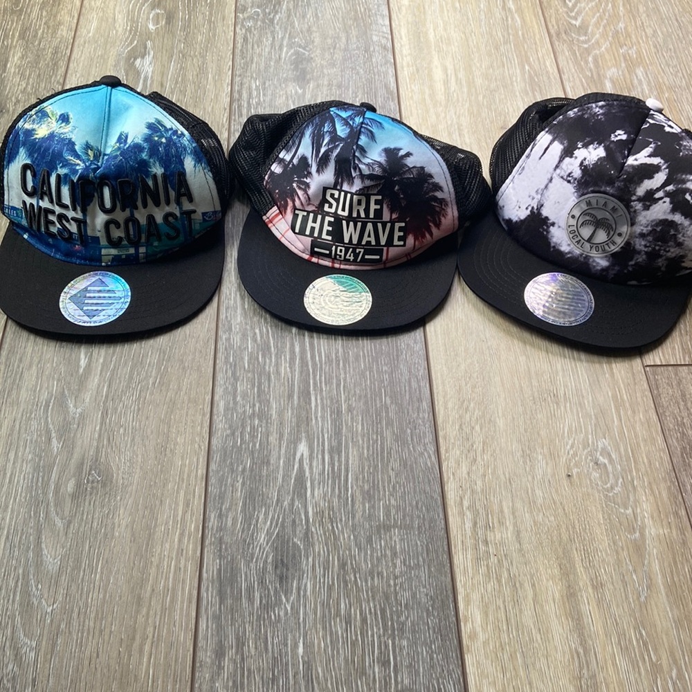 Boys trucker hat set